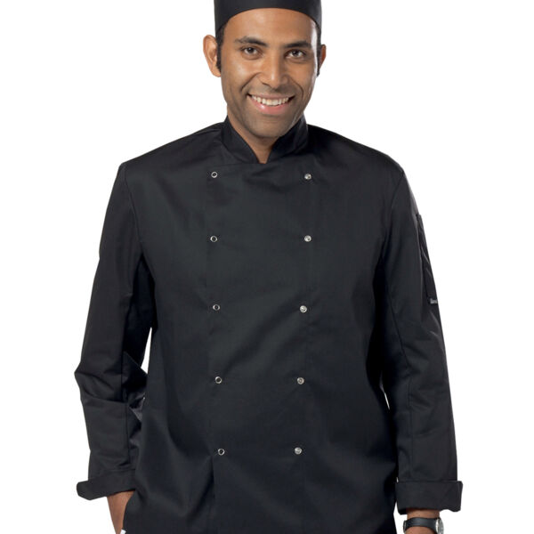 Dennys Long Sleeve Press Stud Chef's Jacket Thumbnail