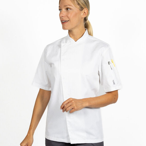 ADC Short Sleeve Asymmetric Chef's Jacket Thumbnail