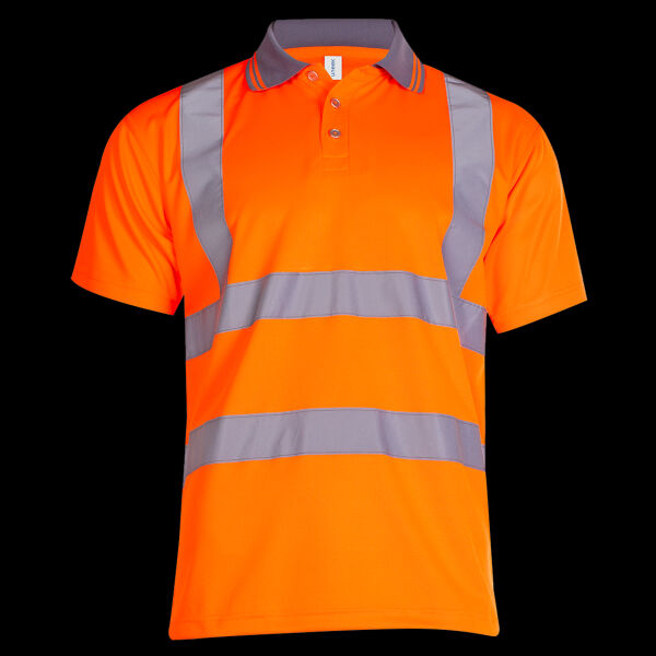 Hi Vis Short Sleeve Polo Shirt Thumbnail