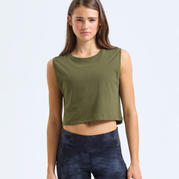 Women’s TriDri® organic crop tank Thumbnail